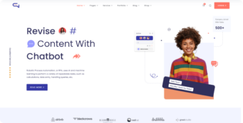 Talkie - Chatbot and Tech Startup WordPress Theme