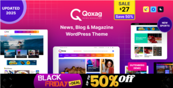 Qoxag - WordPress News Magazine Theme