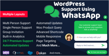 WhatsApp WordPress Support Using WhatsApp